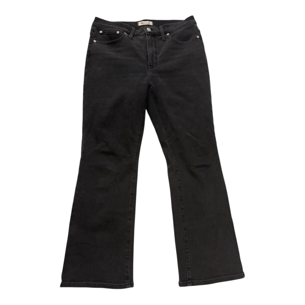 Madewell Black Flare Wide Leg Jeans